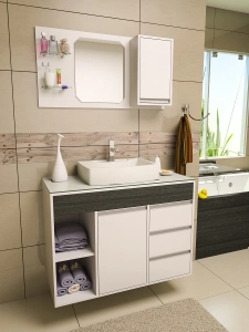 GABINETE PARA BANHEIRO FIT SUPREME - GABINETTO