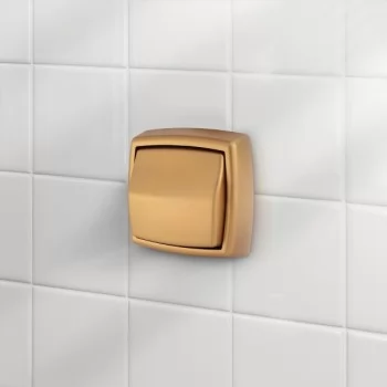 Acabamento Para Válvula Descarga Deca Hydra Max Abs Dourado