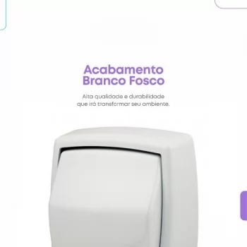 Acabamento Para Válvula Descarga Deca Hydra Max Abs Branco