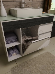 GABINETE PARA BANHEIRO FIT SUPREME SEM ESPELHEIRA - GABINETTO